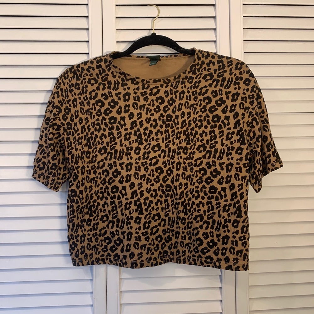 💛 cheetah print top 💛